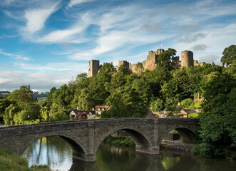 Evening Light on Ludlow Castle