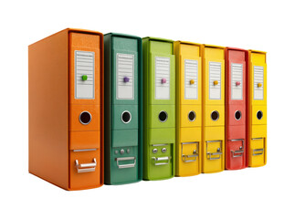 Organized office supplies modern workspace professional aesthetic, isolated on transparent background, png