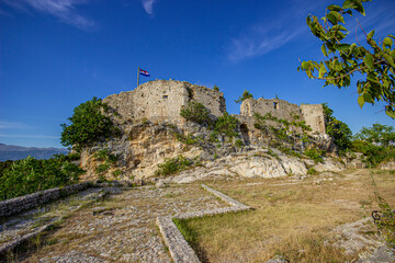 Novigrad Castle in Novigrad, Zadar County, Croatia