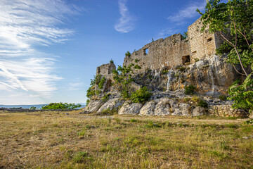 Novigrad Castle in Novigrad, Zadar County, Croatia