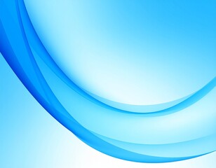 Obraz premium Blue fractal glass gradient colorful wave blurred background
