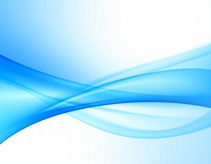 Obraz premium Blue fractal glass gradient colorful wave blurred background