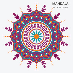 Colorful Mandala Artwork – Traditional Ethnic Pattern