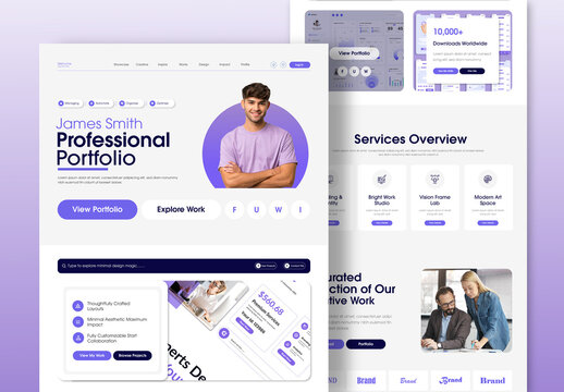 Creative Professional Portfolio Template