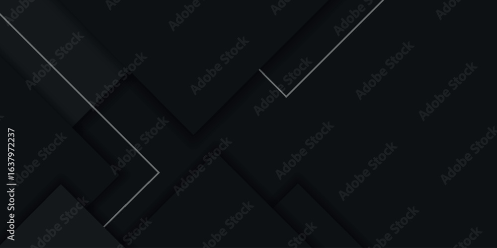 Poster dark abstract background with dynamic and elegant overlapping gray and black triangles. modern vecto