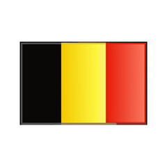 Fototapeta premium The National Flag Of The Belgium 
