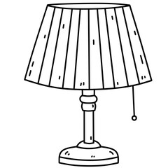 Silhouette collection of modern and classic lamp designs for home interiors.Lighting Accessories Icons. Solid, filled icon set of home lighting accessories: bulb box, dimmer switch, bulb socket,