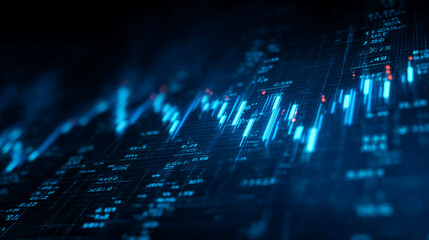 Abstract Financial Data Visualization