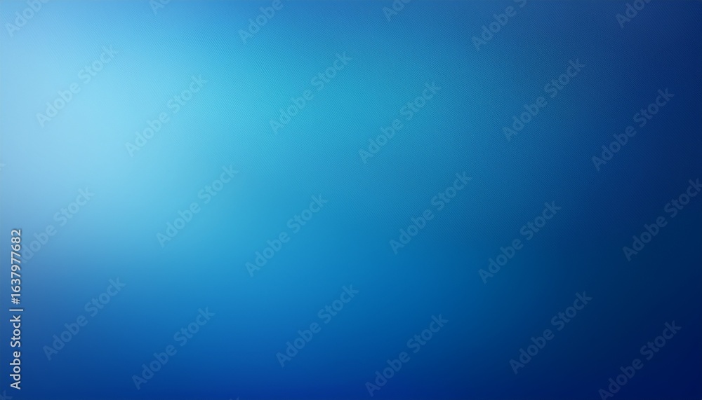 Wall mural blue gradient blurred background with a smooth transition from light blue to dark blue creating a ca