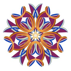 abstract flower design