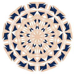 abstract round ornament