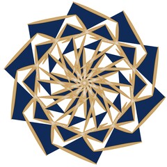 abstract mandala geometric shape