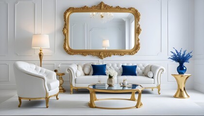 Photo interior modern design room 3d illustration