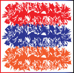 This vibrant abstract splatter icon set features red, blue, and orange splashes in a dynamic vector style, perfect for creative designs. Ideal for posters, wallpapers, and digital art, SEO-optimized.