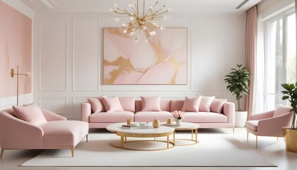 Photo interior modern design room 3d illustration