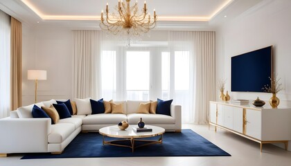 Photo interior modern design room 3d illustration