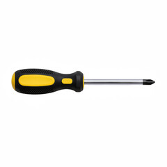 Professional Phillips Head Screwdriver with Ergonomic Black and Yellow Handle for Precision Work and Home Improvement Projects