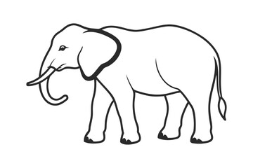 Obraz premium elephant vector illustration