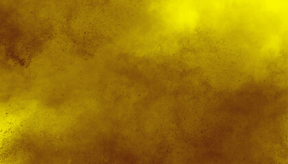 Golden Yellow Abstract Dust Cloud Texture