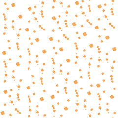 Seamless pattern with orange splashes-spots. Watercolor illustration for background and additional design, printing on fabric, textiles.