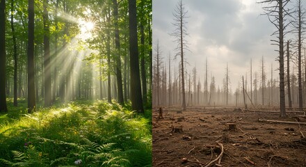 difference of the forest