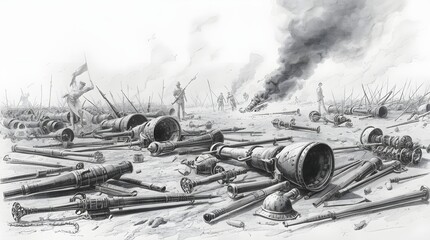 War-Themed Military Artwork