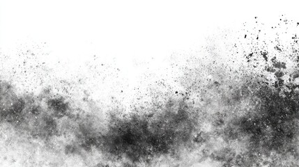black and white dust explosion