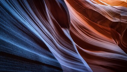 Obraz premium sandstone texture resembling a desert canyon wall the deep shadowy crevices and sunlit ridges create a dramatic interplay of light and texture