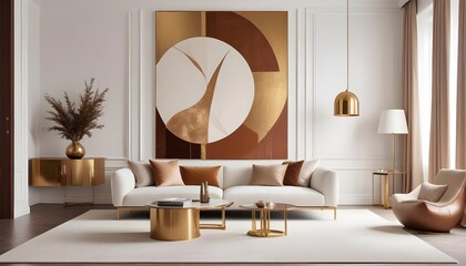 Photo interior modern design room 3d illustration