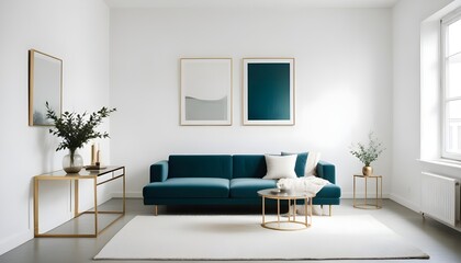 Photo interior modern design room 3d illustration