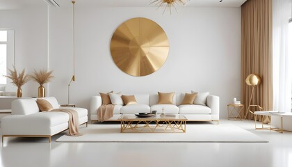 Photo interior modern design room 3d illustration