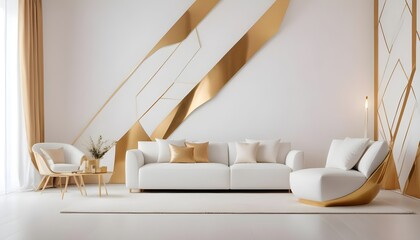 Photo interior modern design room 3d illustration