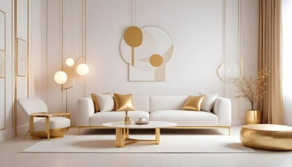 Photo interior modern design room 3d illustration