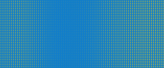 Modern yellow and blue pop art background with halftone dots desing in comic style, vector illustration eps10
