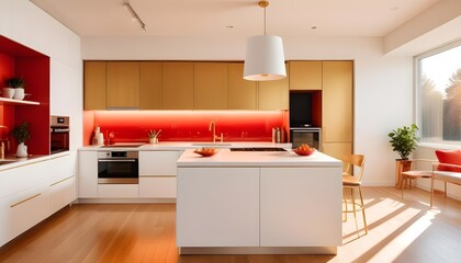 Photo interior modern design room 3d illustration