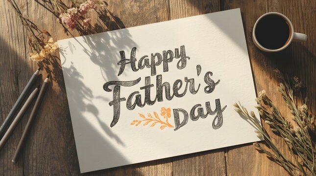 Happy Fathers Day Greeting Card