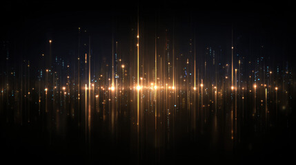 Dark tech background with glowing lines and digital elements