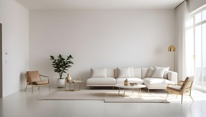 Photo interior modern design room 3d illustration