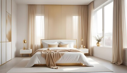 Photo interior modern design room 3d illustration