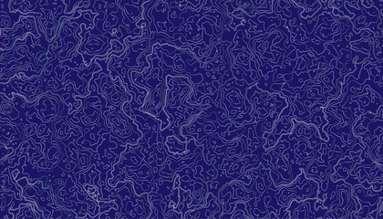 Topographic map pattern background vector. Abstract mountain terrain map background with abstract shape line texture. Vintage outdoors style wallpaper.