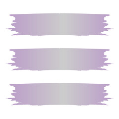 Obraz premium Set of pink blank tape stickers isolated on white background. Mock up template