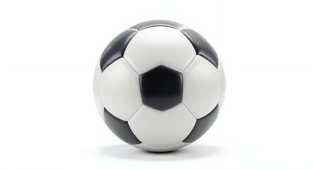 Fototapeta premium Classic Soccer Ball on White Background