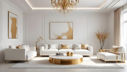 Photo interior modern design room 3d illustration