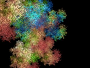 Imaginatory fractal abstract background Image