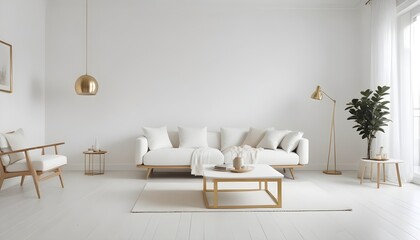 Photo interior modern design room 3d illustration