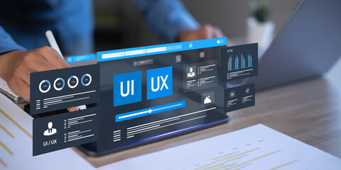 UX developers and UI designers who use web design to develop app interface layouts, future-proof digital development...