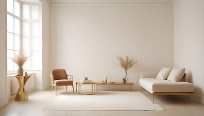 Photo interior modern design room 3d illustration