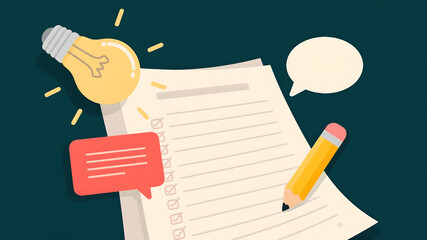 hand drawn vector illustration of a pencil