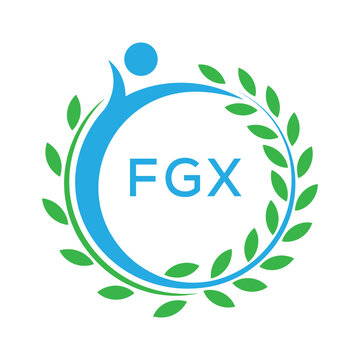 FGX letter logo. FGX blue image on white background. FGX Monogram logo design for entrepreneur and business. . FGX best Sports club logo.
