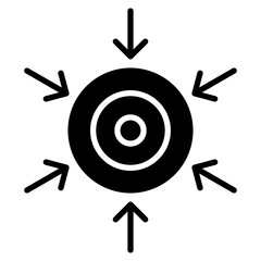 Centralize glyph icon